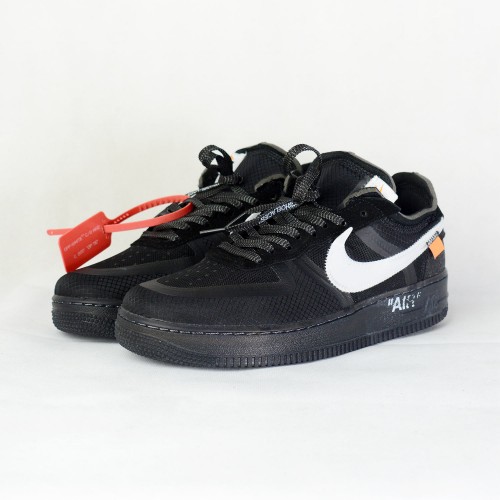Buy Online Off-White X Air Force 1 Low Black In Pakistan | Nike Off-White X Air Force Black Best 